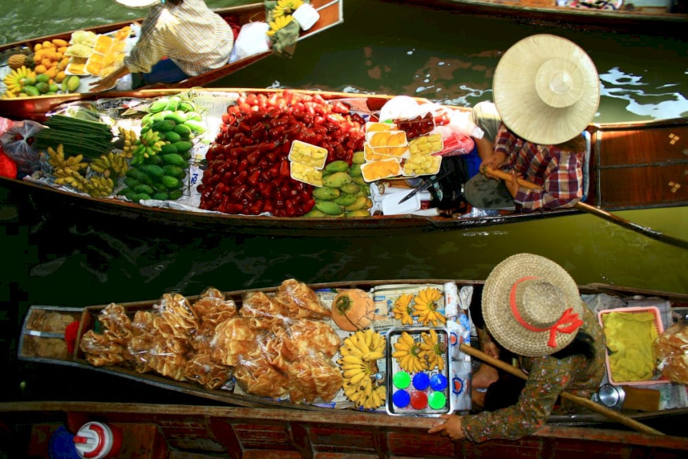every floating market vietnam has its own tale